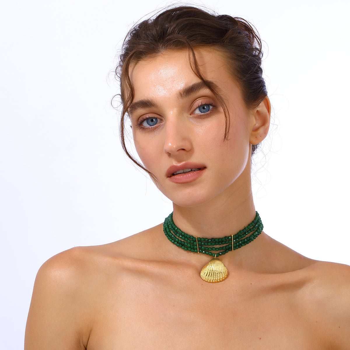 Maison Soula-Seashell Jasper Choker-Necklace-3-roqelvaxirum.shop