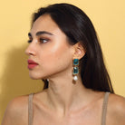 Maison Soula-Sloane Earrings Deep Blue-Earrings-4-roqelvaxirum.shop