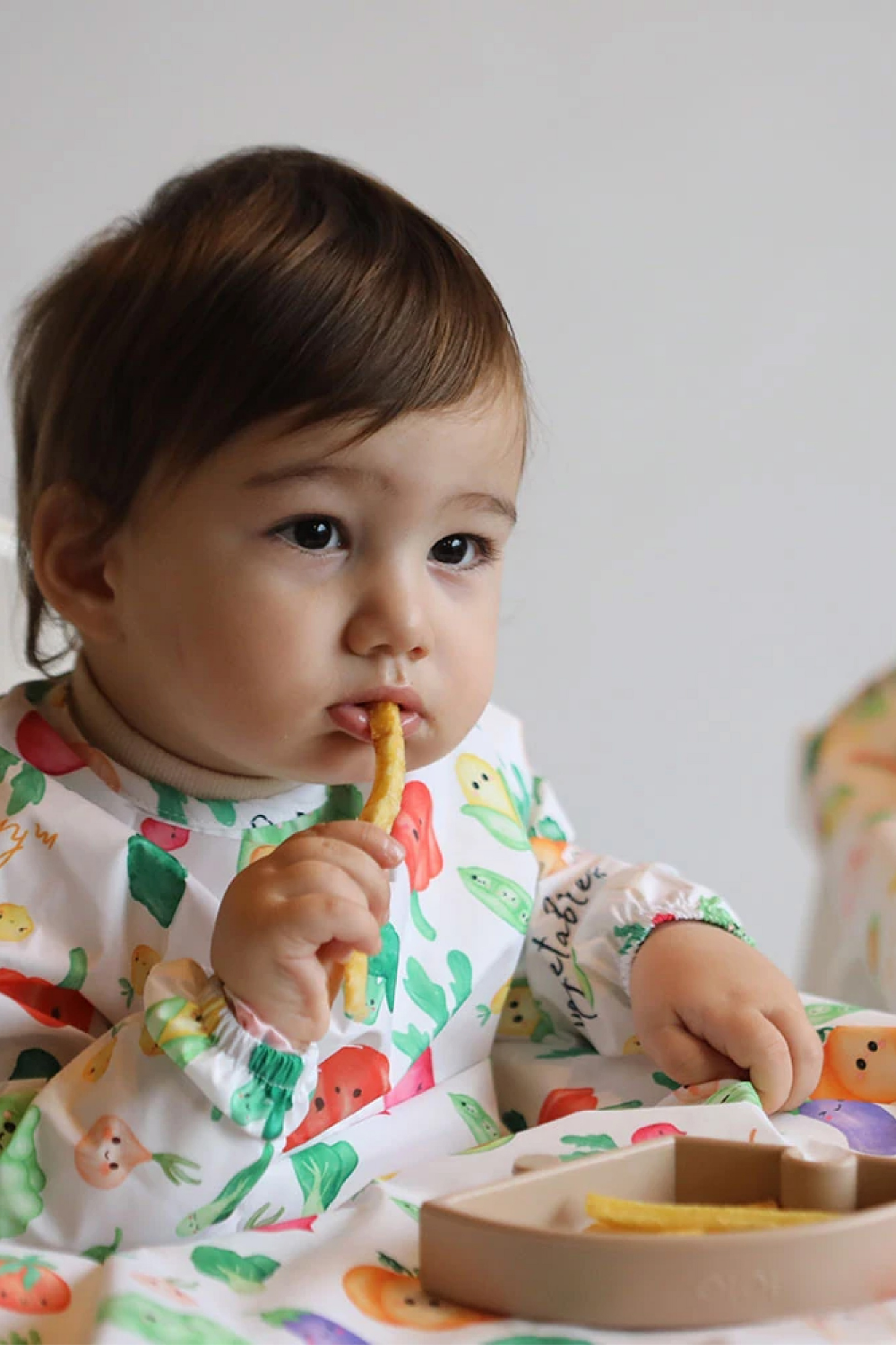 Mammam Baby-Renkli Sebzeler Mama Sandalyesi Önlüğü-Mama Önlüğü-1-roqelvaxirum.shop