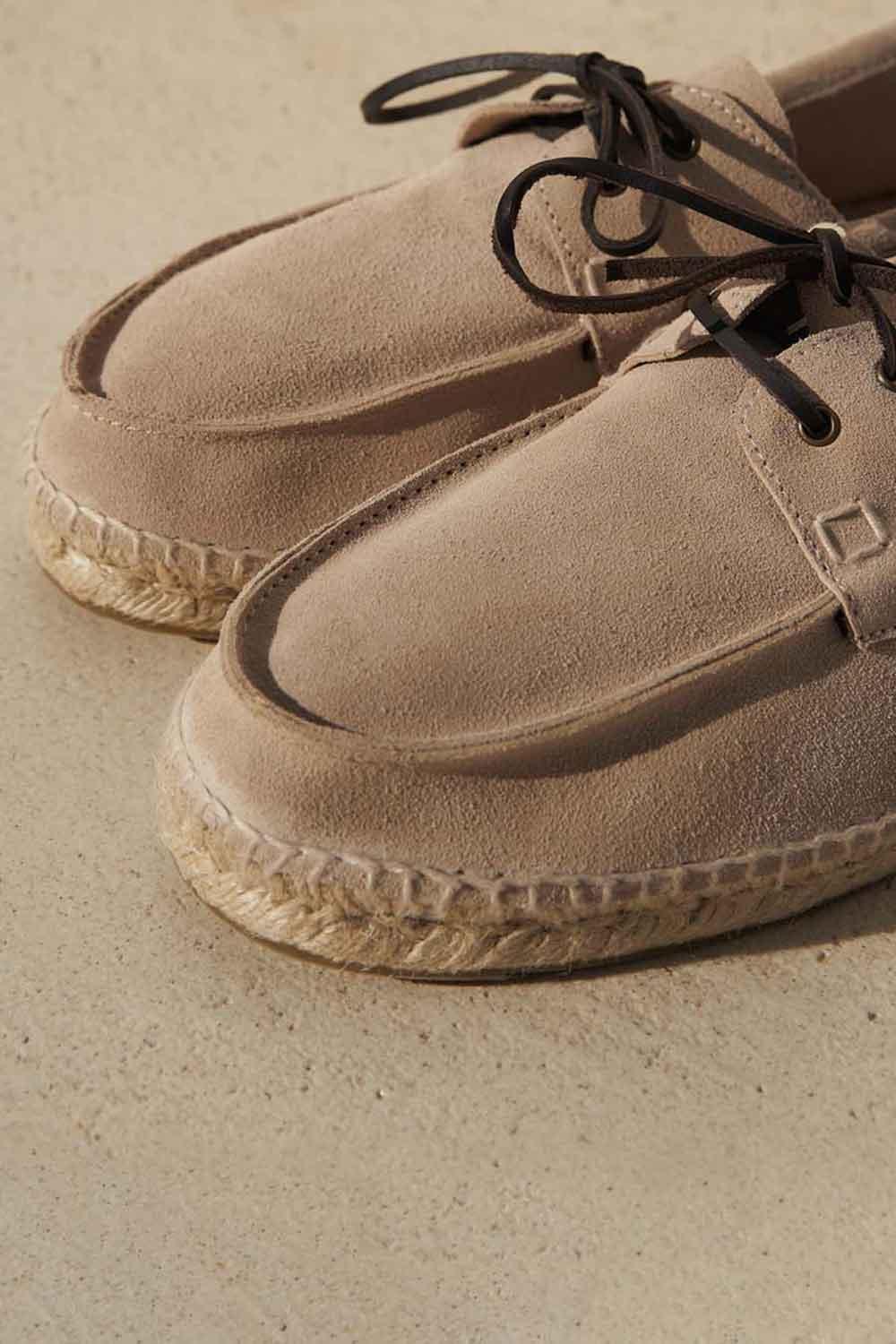 Manebi-Boat Shoes Champagne Beige-Espadril-3-roqelvaxirum.shop