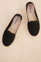 Manebi-Hamptons Double Espadrilles Black-Espadril-5-roqelvaxirum.shop