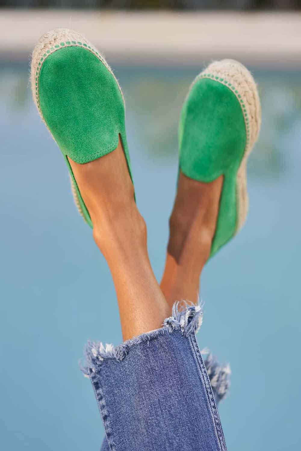 Manebi-Hamptons Double Sole Espadrilles Palm Green-Espadril-6-roqelvaxirum.shop