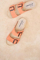 Manebi-Hamptons Nordic Sandals Apricot-Sandalet & Terlik-4-roqelvaxirum.shop