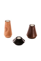 Massello Design-Conico 3'lü Ahşap Şamdan & T-light Mumluk-Mumluk & Şamdan-1-roqelvaxirum.shop