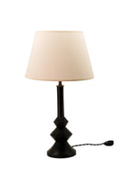 Massello Design-Elegante Ahşap Abajur Siyah-Masa Lambası-1-roqelvaxirum.shop