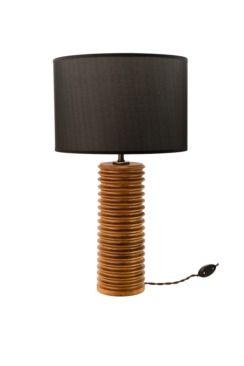 Massello Design-Heavy Ahşap Abajur-Masa Lambası-1-roqelvaxirum.shop