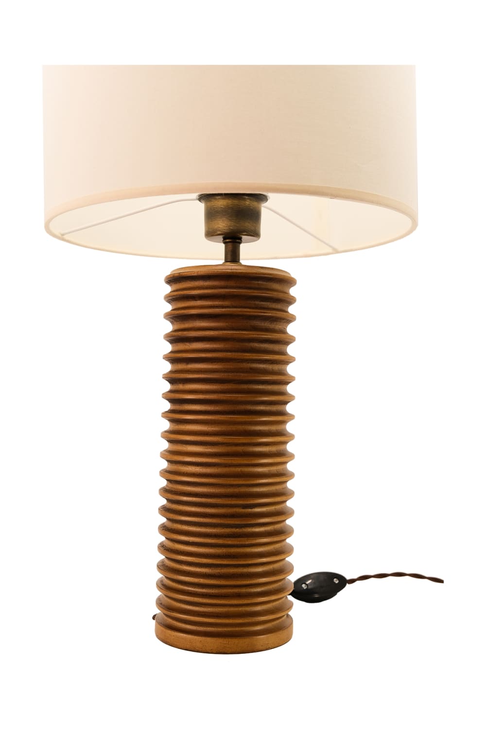 Massello Design-Heavy Ahşap Abajur-Masa Lambası-3-roqelvaxirum.shop