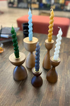 Massello Design-Tempo 5'li Ahşap Şamdan & Mumluk-Mumluk & Şamdan-2-roqelvaxirum.shop