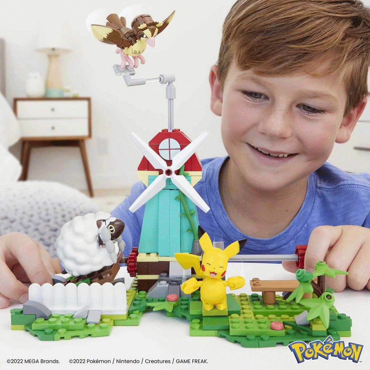 Hkt21 Mega™ Pokémon™ Countryside Windmill - Yel Değirmeni Kasabası Seti 240 Parça +7 Yaş