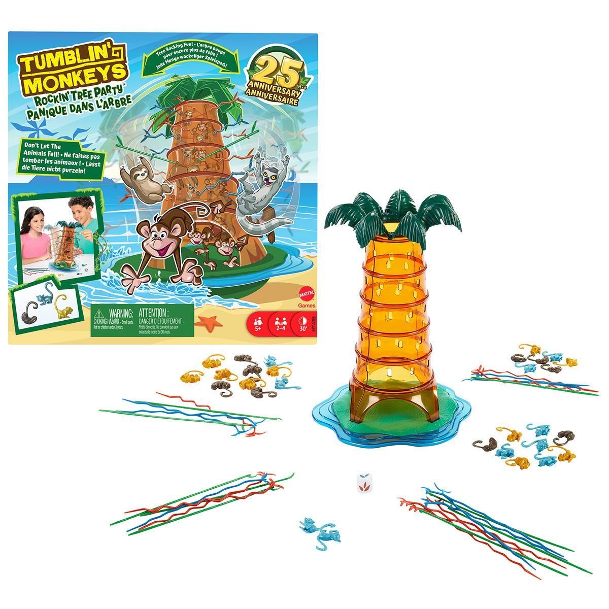 Mattel-Tumblin' Monkeys 25. Yıl özel Kutu Oyunu-Kutu Oyunları-1-roqelvaxirum.shop