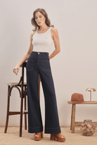 Mavlo-70s Chic Yüksek Bel Bootcut Jeans-Kot Pantolon-1-roqelvaxirum.shop
