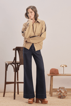 Mavlo-70s Chic Yüksek Bel Bootcut Jeans-Kot Pantolon-3-roqelvaxirum.shop