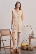 Mavlo-Boho Nakışlı Mini Elbise-Elbise-2-roqelvaxirum.shop