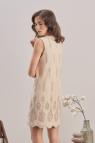 Mavlo-Boho Nakışlı Mini Elbise-Elbise-4-roqelvaxirum.shop