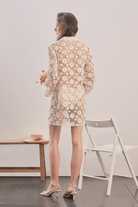 Mavlo-Daisy Kroşe Mini Elbise-Elbise-4-roqelvaxirum.shop