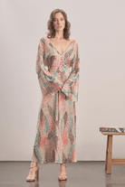 Mavlo-Jardin Saten Maxi Elbise-Elbise-1-roqelvaxirum.shop