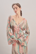 Mavlo-Jardin Saten Maxi Elbise-Elbise-2-roqelvaxirum.shop