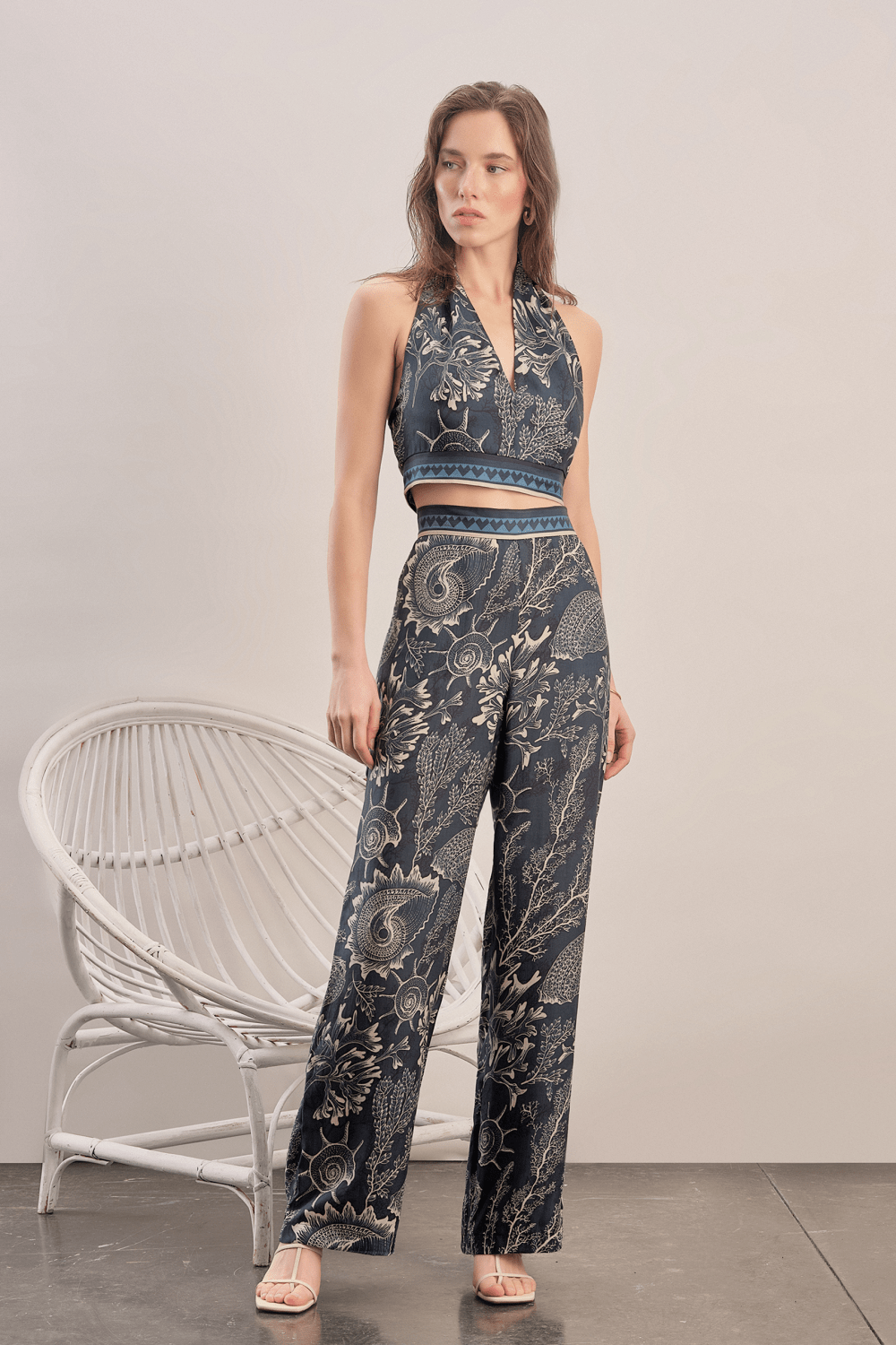 Mavlo-Marine Crop Top-Crop Top-2-roqelvaxirum.shop