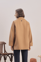 Mavlo-Urban Mumlu Kanvas Ceket / Camel-Ceket-4-roqelvaxirum.shop