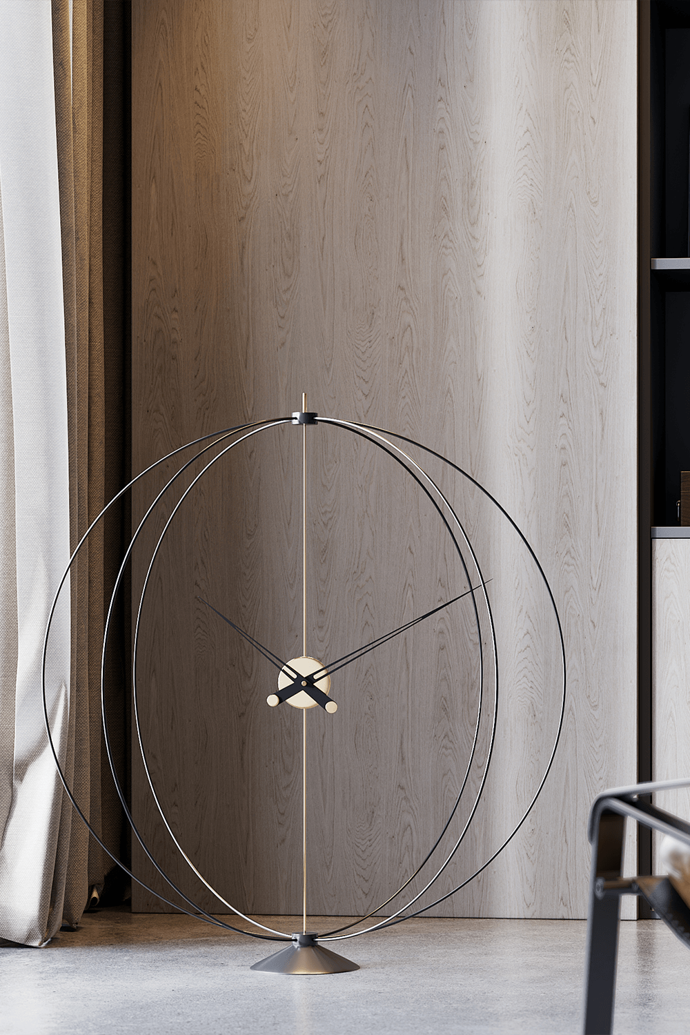Mclocks-Mcloks Atom 90 Dekoratif Masa Saati-Masa Saati-1-roqelvaxirum.shop