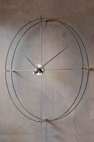 Mclocks-Timeless 90 silver Dekoratif duvar saati-Duvar Saati-2-roqelvaxirum.shop