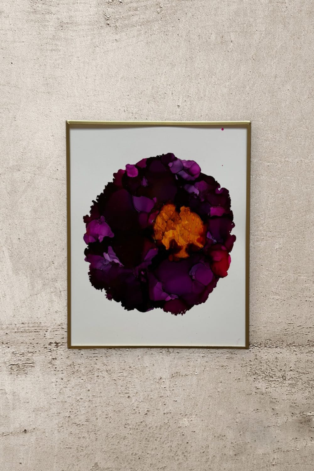 Melike Kara-'Flower' Çerçeveli Tablo-Tablo-1-roqelvaxirum.shop