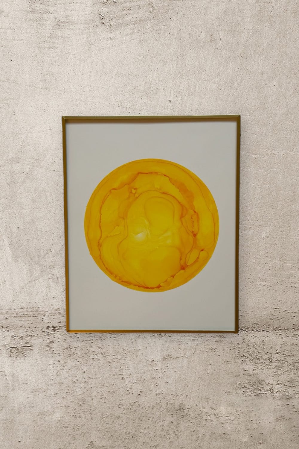 Melike Kara-'Manipura Çakra' Çerçeveli Tablo-Tablo-1-roqelvaxirum.shop