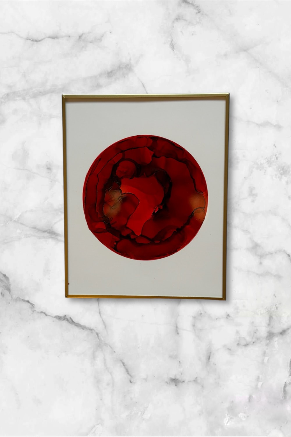 Melike Kara-'Muladhara Çakra' Çerçeveli Tablo-Tablo-1-roqelvaxirum.shop