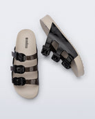 Melissa-Cozy Stripes Tokalı Üç Bantlı Terlik-Sandalet & Terlik-2-roqelvaxirum.shop