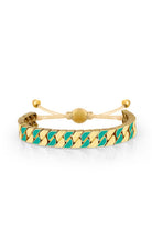 Melon-Gold Green Chain Bileklik-Bileklik-1-roqelvaxirum.shop