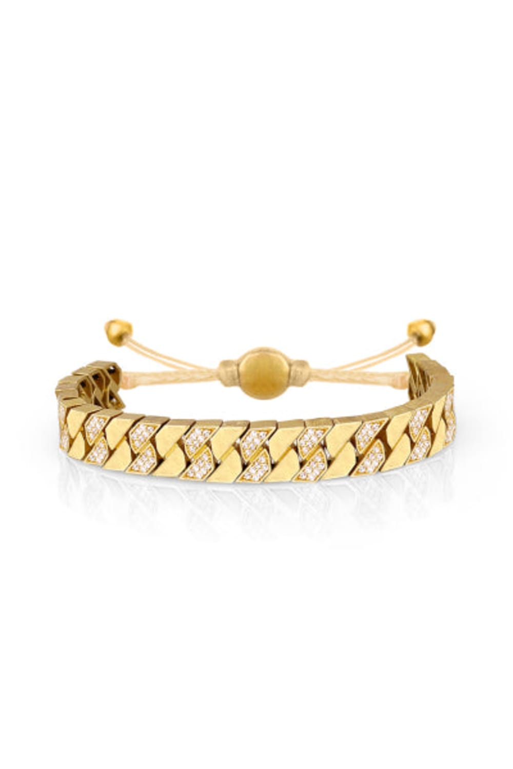 Melon-Gold Stone Chain Bileklik-Bileklik-1-roqelvaxirum.shop