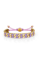 Melon-Gold Stone Purple Chain Bileklik-Bileklik-1-roqelvaxirum.shop