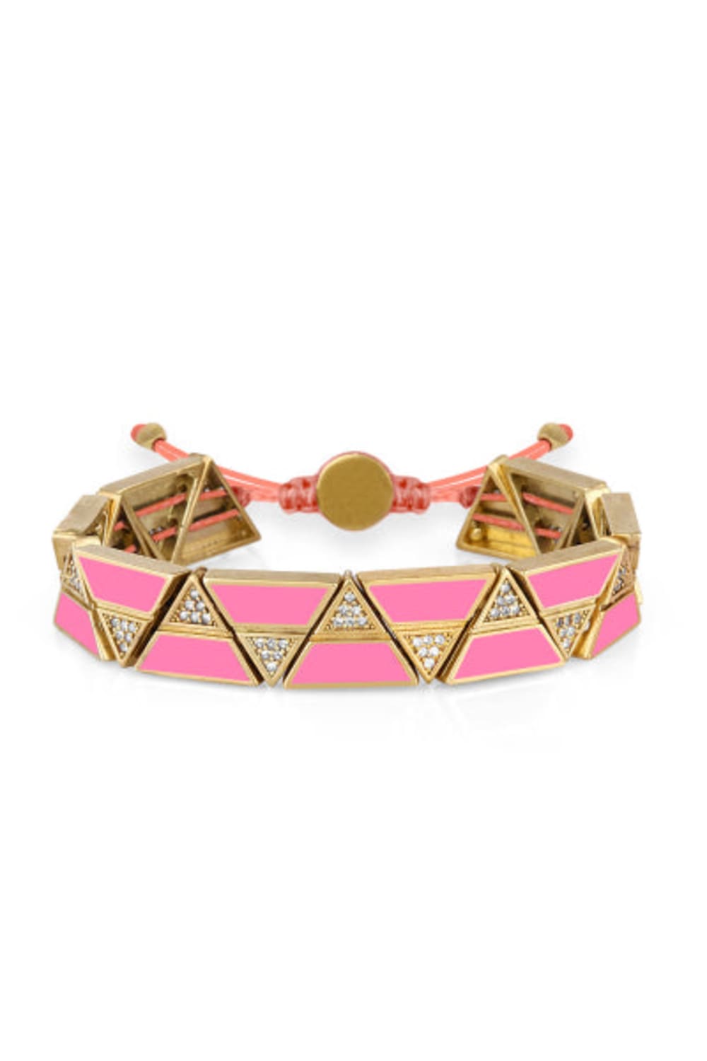 Melon-Gold Zigzag Pink Bileklik-Bileklik-1-roqelvaxirum.shop