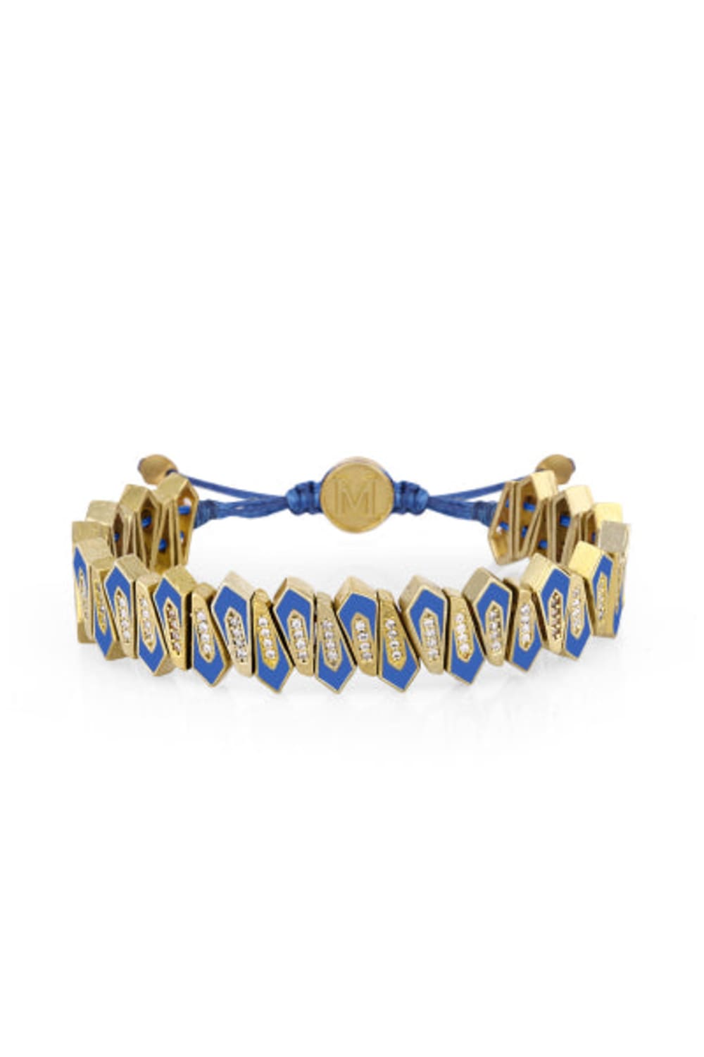 Melon-Needle Gold Blue Bileklik-Bileklik-1-roqelvaxirum.shop