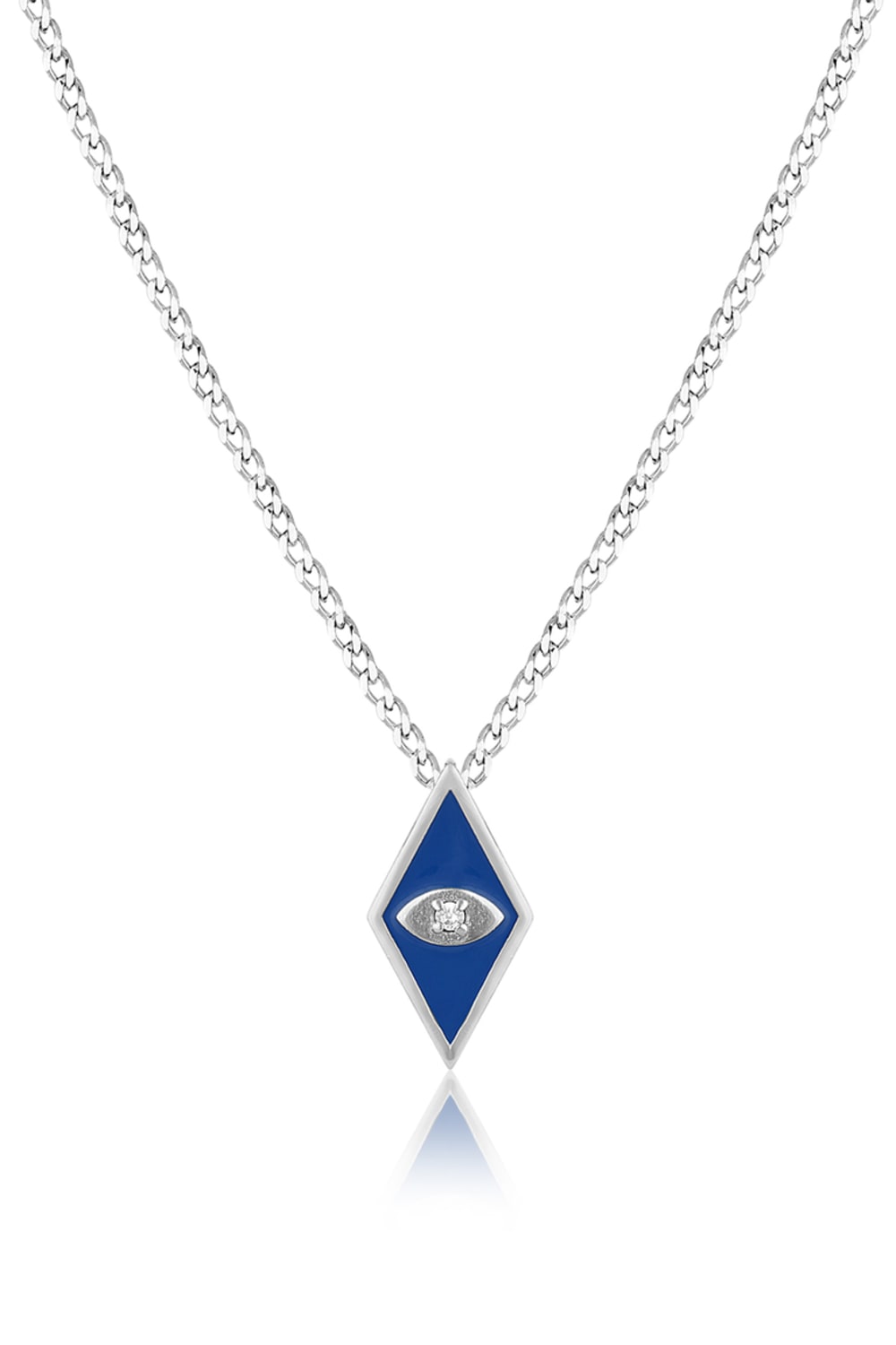 Melon-Silver Blue Line 925 Ayar Gümüş Kolye-Kolye-1-roqelvaxirum.shop