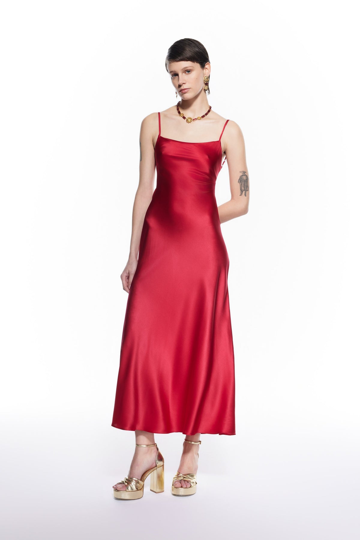 Mers Silk-Lea Silk Dress-1-roqelvaxirum.shop