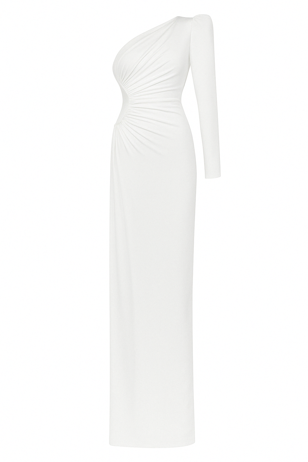 Mers Silk-Roxane Dress White-2-roqelvaxirum.shop