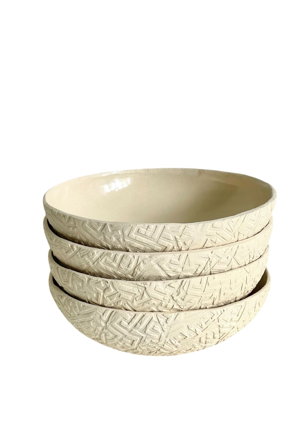 Meru İstanbul-El Yapımı Çukur Tabak 4'lü-Tabak & Kase-1-roqelvaxirum.shop