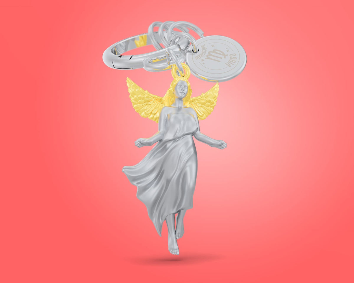 Metalmorphose-Burç Koleksiyonu Başak Anahtarlık / çanta Aksesuarı-Çanta Aksesuarları-2-roqelvaxirum.shop