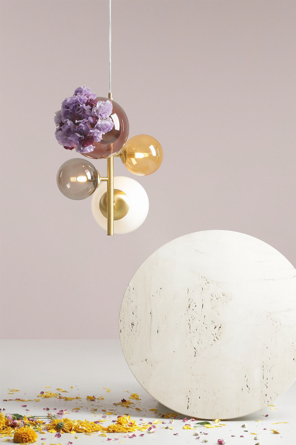 Metanoya Lighting-Floral Sarkıt - Multicolour-Avize-4-roqelvaxirum.shop