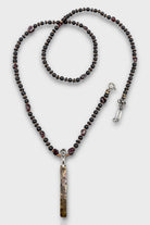 Mey Atelier-Maison - Lal Taşı Onyx Bronz Uçlu Unisex Kolye-Kolye-2-roqelvaxirum.shop