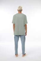 Midground-Basic T-shirt - Silver Green-T-Shirts-2-roqelvaxirum.shop