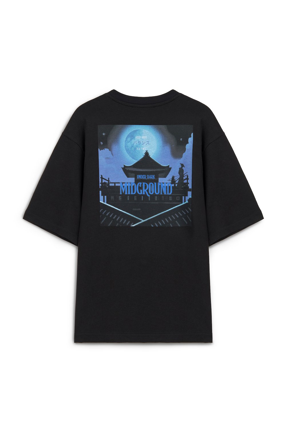 Midground-Baskı Detaylı T-shirt-T-Shirts-2-roqelvaxirum.shop