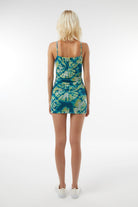 Midground-Batik Desenli Drapeli Elbise-Elbise-3-roqelvaxirum.shop