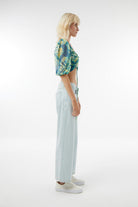 Midground-Batik Desenli Mesh Crop Top-Crop Top-2-roqelvaxirum.shop