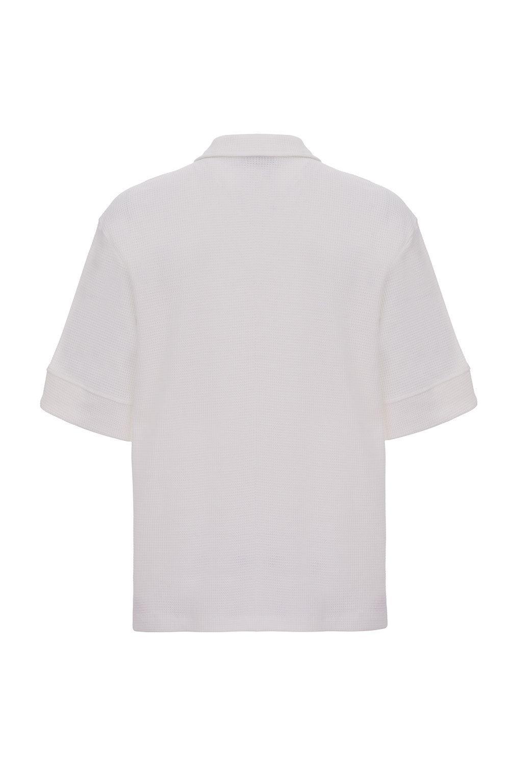 Midground-Çıtçıtlı Waffle Gömlek-T-Shirts-2-roqelvaxirum.shop