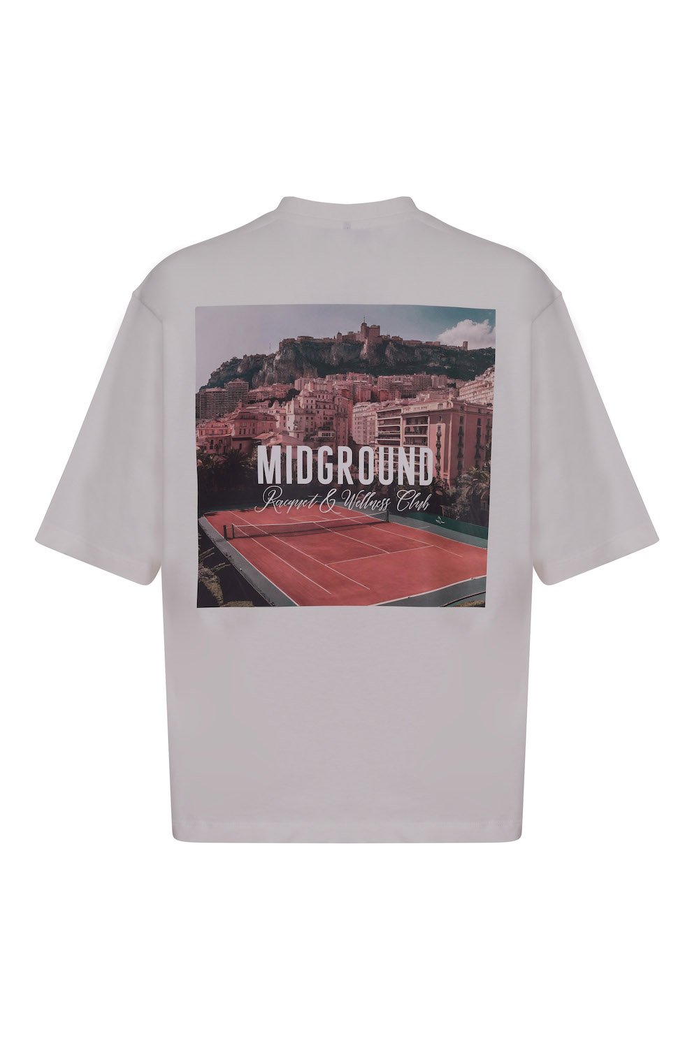 Midground-Midground Racquet Club Baskılı Oversize T-shirt-T-Shirts-2-roqelvaxirum.shop