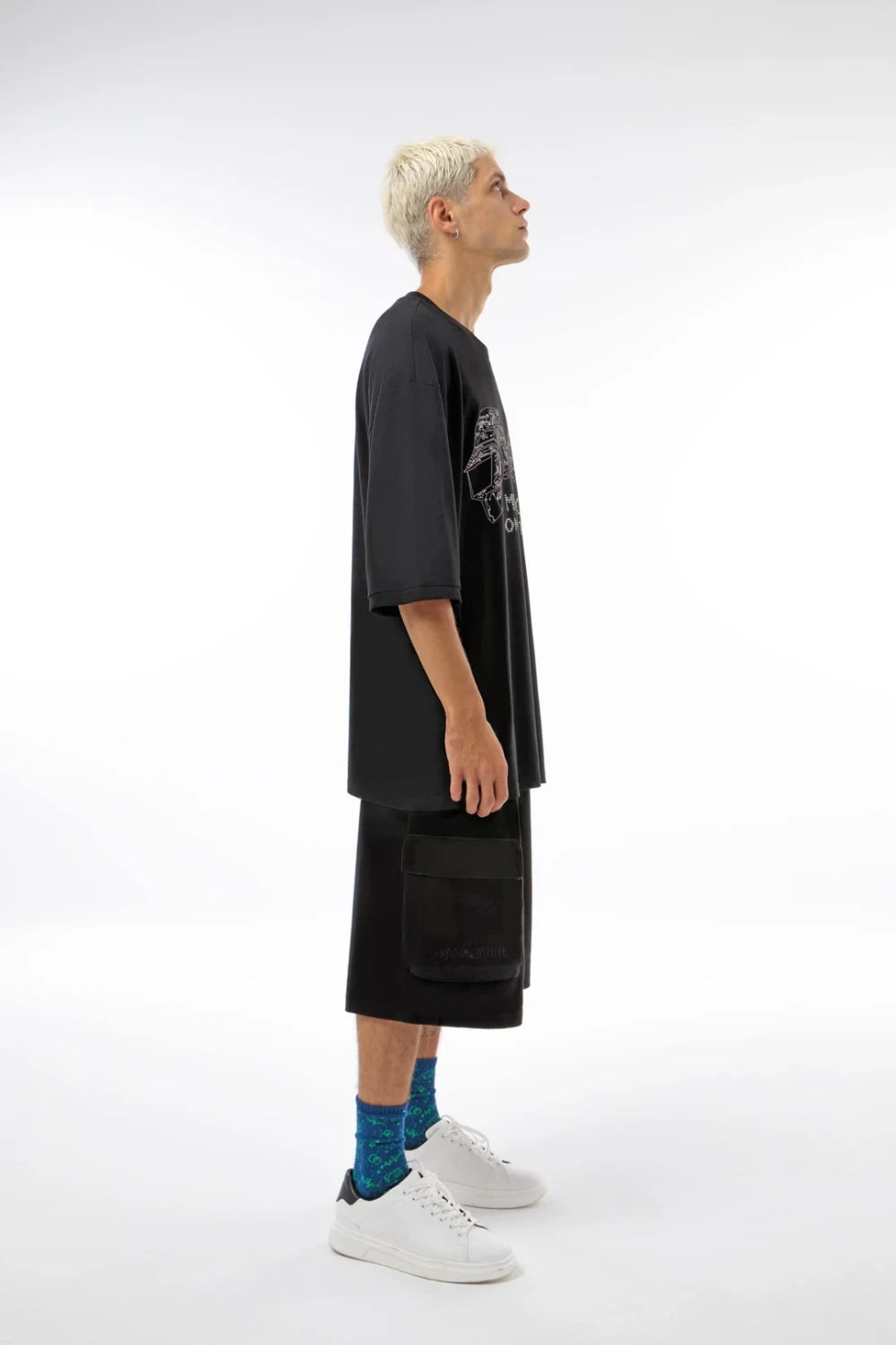 Midground-Oversize T-shirt Music Won't Stop Baskılı-T-Shirts-3-roqelvaxirum.shop