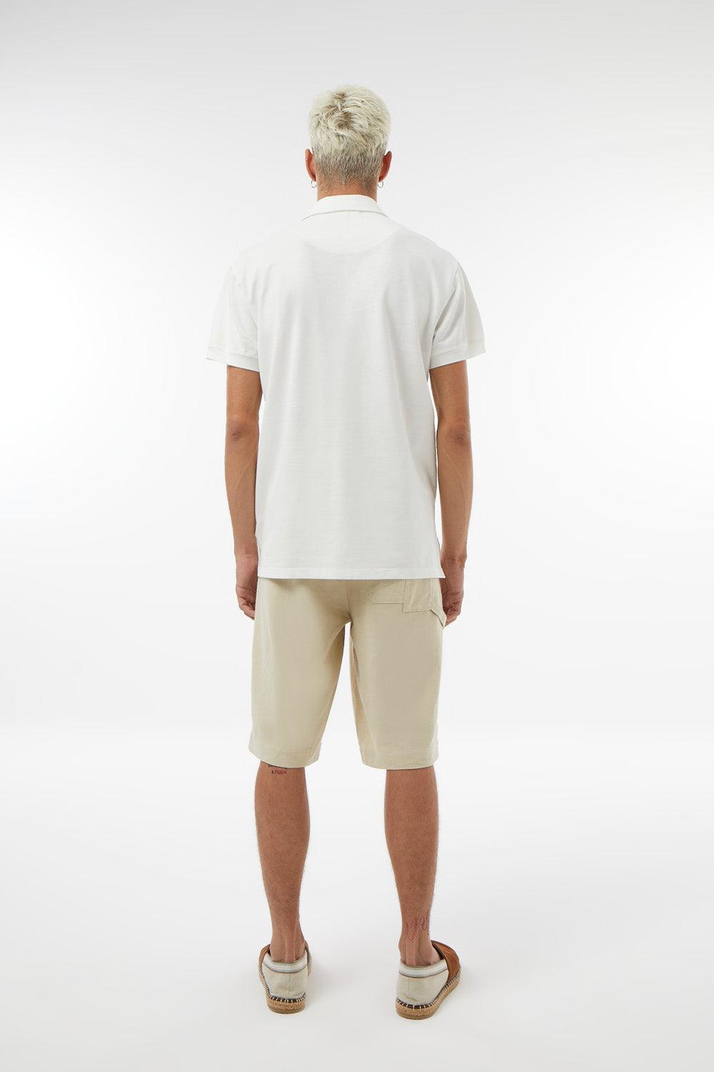 Midground-Polo Yaka Keten Tshirt-T-Shirts-3-roqelvaxirum.shop