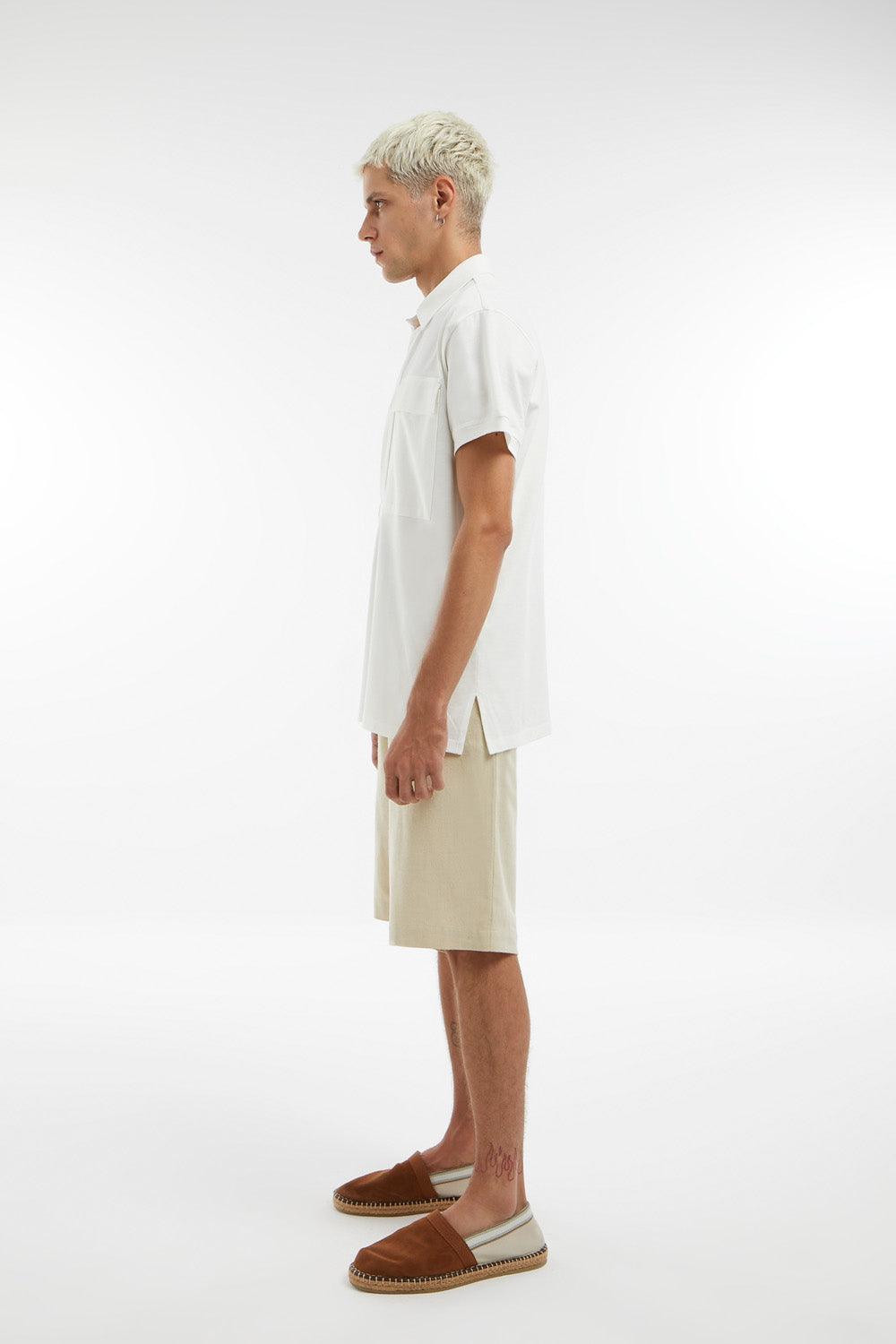 Midground-Polo Yaka Keten Tshirt-T-Shirts-4-roqelvaxirum.shop